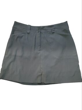 Nike Golf Dri-Fit Charcoal Grey Ombre Skort Size 10